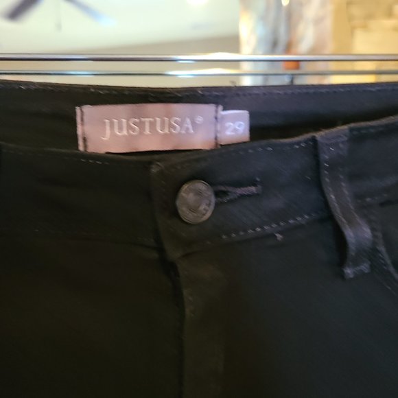 Just USA side stripe black jeans - Picture 3 of 7